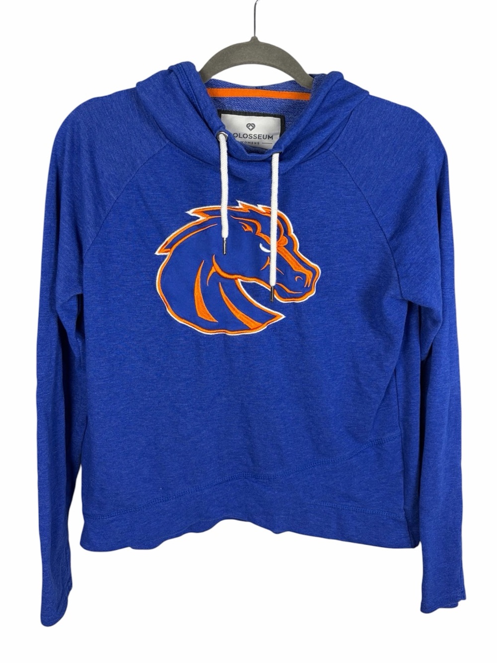 Boise State Broncos Women’s Hoodie Small Blue Embroidered Logo